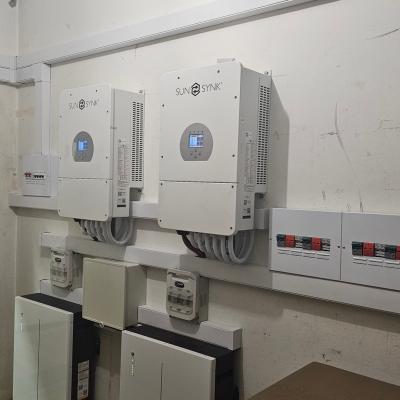 2 x 16kw parrallel Sunsynk Solar system installed in Alberton